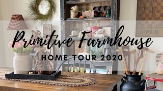 Primitive Farmhouse Home Tour  Inspirational Homes Series 2020  Episode 3 [upl. by Artinak]