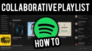 How To Make a Collaborative Playlist on SPOTIFY [upl. by Kelcy]