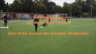 Keeperstraining Highschool Voetbal 29 september [upl. by Tamsky537]