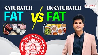 Difference Between Saturated amp Unsaturated Fat  Unsaturated vs Saturated Fats by Neeraj Sir [upl. by Coheman983]