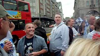 Millwall FC fans outside The Globe Pub London 2010 [upl. by Einned]