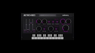 RetroVibes VSTAU Instrument Plugin [upl. by Ocisnarf]