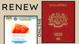 How To Renew Passport Online  Malaysia [upl. by Gamali306]