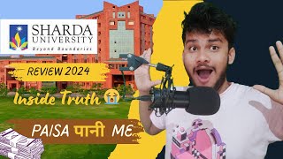 Sharda University Review 2024  Inside truth  Placements Fees [upl. by Ebanreb638]