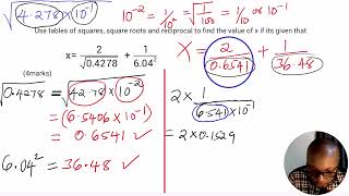 TABLES OF RECIPROCALS  SQUARES AND SQUARE ROOTS [upl. by Notlit]