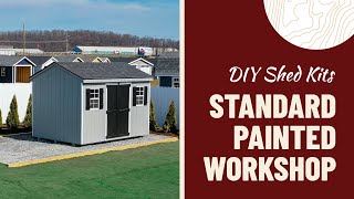 A Shed You Can Build in a Few Hours Timelapse 2x4 Basics EZ Shed Build [upl. by Arret]