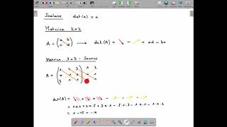 Déterminant dune matrice  introduction [upl. by Norrat]