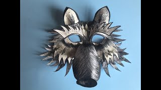 How to Make a Wolf Mask [upl. by Flavius]