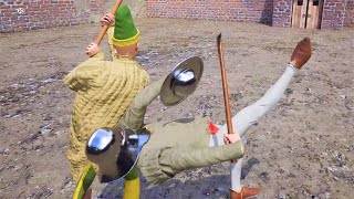 Brutal Fights in Physics Based Medieval Fencing Game  Half Sword Playtest [upl. by Yllib]