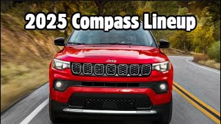 Quick Overview of the 2025 Jeep Compass Lineup [upl. by Anelhtac580]