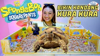 BIKIN KANDANG KURA KURA TEMA SPONGEBOB 😱 [upl. by Missi]