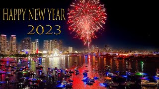 Miami New Years Eve  The FINAL Countdown  DRONEVIEWHD  MIAMI RIVER [upl. by Leonanie]