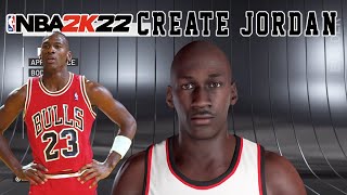 NBA2K22 How To Create amp Build Michael Jordan MyPlayer MyCareer [upl. by Helaine]