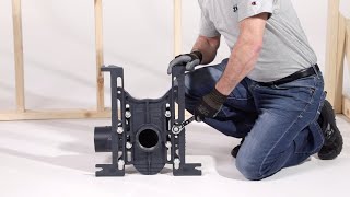 Installing a Zurn EZCarry® High Performance Water Closet Carrier System [upl. by Naved]