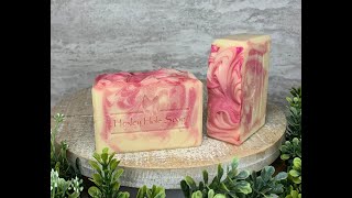 Making Sweet Pea Goat’s Milk Soap  with Recipe [upl. by Llennol]