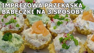 Imprezowa przekÄ…ska  babeczki na 3 sposoby [upl. by Olympias]