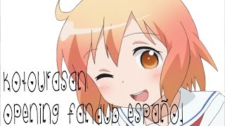 Kotoura san opening fandub español [upl. by Mychael930]