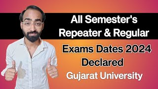 All Semester Tentative Exam Dates Declared 2024  Repeater amp Regular [upl. by Allegra]