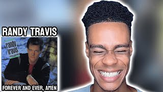 Randy Travis  Forever and Ever Amen  FIRST TIME REACTION [upl. by Ahtabat]