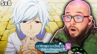 DanMachi S5 Episode 8 Reaction  Bell Finally Saved From Depression [upl. by Najib]