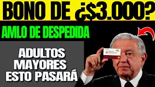 🎉¿BONO NUEVO APOYO DE 3000 PARA ADULTOS MAYORES💸  Descubre cómo obtenerlo 🧓👇 AdultosMayores [upl. by Yendis]