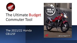 Honda CB125F  186 MPG [upl. by Ecyak8]