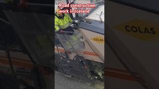 shorts viralvideo  Road construction 🚧 work I Iceland [upl. by Dot409]