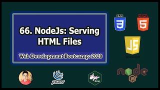 Backend Tutorial Serving HTML Files using NodeJs  Web Development Tutorials 66 [upl. by Chris739]