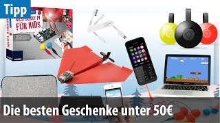 Die besten TechnikGeschenke unter 50 Euro 2015  deutsch  german [upl. by Dorsman197]