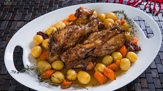 Chamorros de puerco braseados  Receta fácil [upl. by Amleht]