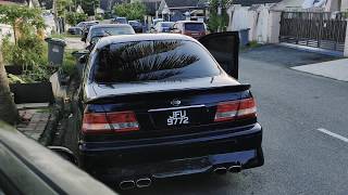 Nissan cefiro A32Maximai30 cold start exhaust [upl. by Salomi]