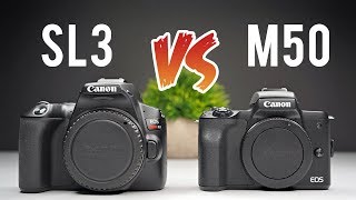 Canon SL3 250d vs M50 Ultimate Comparison [upl. by Marashio516]