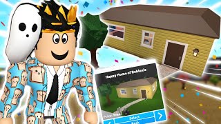 rebuilding the FIRST ever bloxburg starter house [upl. by Aserehc]