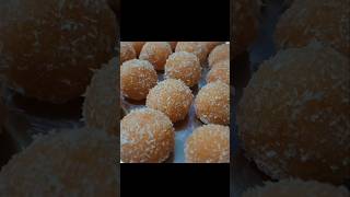 Coconut laddu recipe naariyal laddu dessert foodie  quick laddu recipe shorts [upl. by Otanutrof]