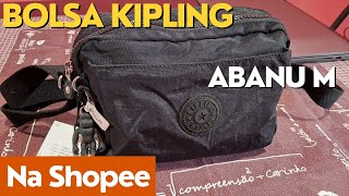 COMPREI BOLSA KIPLING ABANU M NA SHOPEE [upl. by Eneryt757]