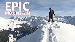 EPIC MOUNTAIN TOP SNOWBOARDING IN MORZINE FRANCE [upl. by Rutherford]