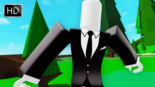 Roblox BrookHaven 🏡RP Slender Man Scary Full Movie [upl. by Atiuqer]