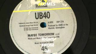 UB40  Maybe Tomorrow  Anything Mi Chat with lyrics [upl. by Magdala243]