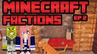 Raided by Cats  Ep 2  Minecraft Factions with Smallishbeans [upl. by Roeser191]