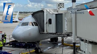 Trip Report American Airlines Airbus A319 Main Cabin [upl. by Anirehtak907]