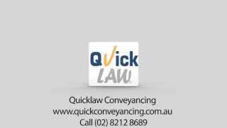 Conveyancing Kits Sydney  Quicklaw Conveyancing [upl. by Anolla]