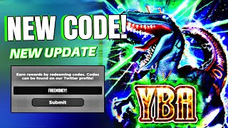 NEW ALL WORKING CODES FOR YOUR BIZARRE ADVENTURE IN 2024 ROBLOX YBA CODES [upl. by Koetke]