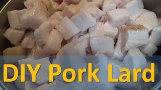 Rendering Pork Fat and Making Crackling [upl. by Charters220]