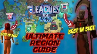 Leagues 5 In depth region guide  All areas of Raging echoes OSRS [upl. by Odlaw]