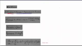 Reynolds Transport Theorem  Energy  Bernoulli Equation [upl. by Salvador]