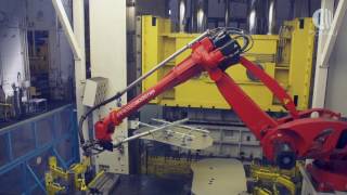 quotTandem Press Line Automation in Automotive Industry  Comauquot [upl. by Hands]