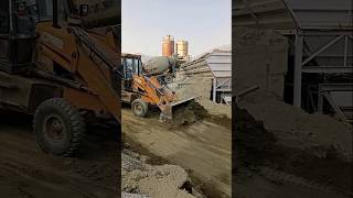 JCB work in batching plantheavyexcavatorheavy loading [upl. by Yror384]