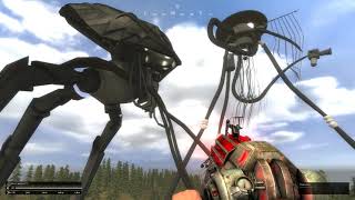 War of the Worlds tripods fight review Garrys Mod [upl. by Neurath]