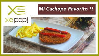 Cómo PREPARAR un mini CACHOPO CABRALES con cecina y SIN GLUTEN paso a paso [upl. by Atrebor]