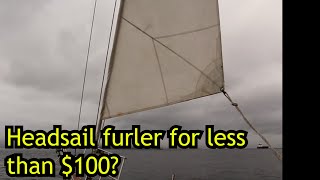 Furling Headsail for less than 100  A review [upl. by Nagiam]